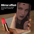 thumbnail image 3 of Daxi for Samsung Galaxy Note20 Ultra 5G Ultra-thin Mobile Phone Case Transparent Makeup Mirror Flip Cover Protective Case with Bracket Protective Case -Rose Gold, 3 of 14