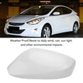 thumbnail image 4 of Rearview Mirror Cap Cover White Strong  Exterior Rear View Mirror Housing Replacement for Elantra 2011 to 2016, 4 of 7