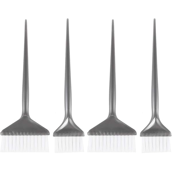 wonima11 Hair Dye Brush, 4PCS Hair Coloring Brush for Hair Dye, Hair Dye Brush to Apply Hair Color, Color For Hair Salon, Brush for Dyeing Hair, Colour Brush For Hair Coloring, Dye Tools