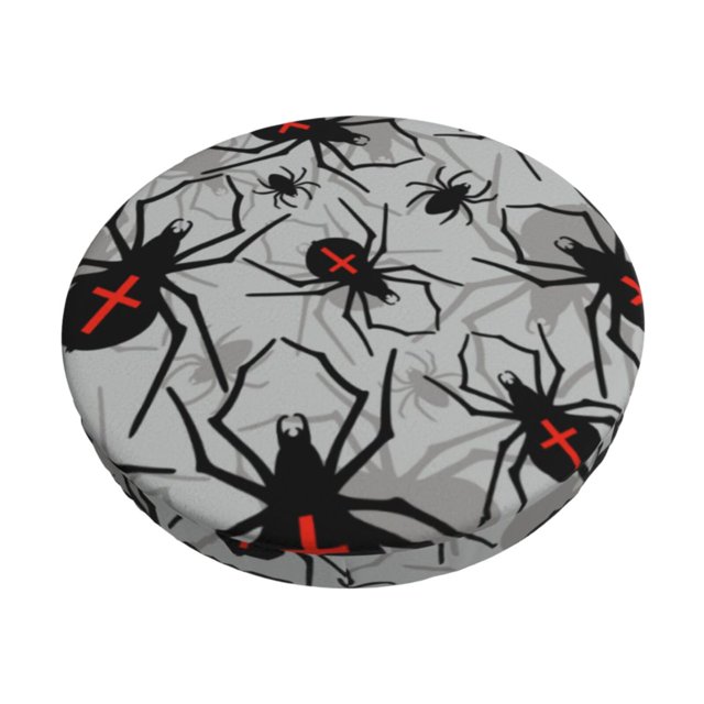 Balery Spiders Fundas de asiento para taburete de bar redondo de tela de terciopelo ajustables que protegen de arañazos y manchas para sillas de 14 a 17 pulgadas.-13 inch