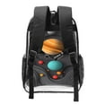 thumbnail image 2 of Gaeub Solar System Paper Art Print Clear Backpack ,Clear Transparent Backpack, PVC Bag with Side Pockets,for Concert, Beach, Work, Travel & Sporting, 2 of 7