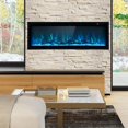 thumbnail image 2 of Giantex 36/42/50 Inch Electric Fireplace, Linear Fireplace Insert w/ Remote Control, Wall Mounted/Recessed/Frestanding Electric Fireplace Heater, 750W/1500W, 2 of 8