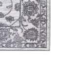 thumbnail image 6 of Unique Loom Boston Collection Area Rug - Floral (5' 3" Square white Gray/Ivory), 6 of 7