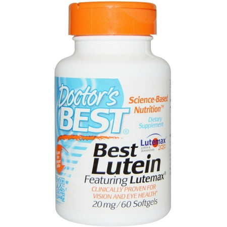 Doctor's Best Lutein, 60 CT