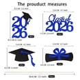 thumbnail image 2 of Centros de mesa de graduación SakFestivo 16 piezas azul y negro 2026, 2 of 4