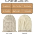 thumbnail image 3 of 2Pcs Womens Slouchy Beanie Winter Knit Soft Hat for Women and Men, 3 of 6