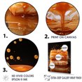 thumbnail image 3 of Designart "Elegant Golden Caramel Dessert" Desserts Canvas Art Print, 3 of 7