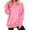 Pink, variant on Womens Clothing Women's Solid Sweatshirt Women's Casual Long Sleeve Hooded Sweatshirt Solid Color Pullover Fashion Hoodie For Daily Wear Comfortable Loungewear