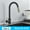 Black & Gold, variant on Senlesen Kitchen Faucet Matte Black Pull Out 360 Rotation Kitchen Sink Tap