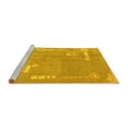 thumbnail image 2 of Ahgly Company Machine Washable Indoor Rectangle Abstract Yellow Modern Area Rugs, 4' x 6', 2 of 4