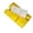 A003- Yellow, variant on Decorative Red Curved Tissue Box Holder, Decorative Tissue Box Covers, Tissue Box Cover Rectangular, Napkin Holder for Table, 8X4X2 Inch Modern Fashionable Desktop Ornament for