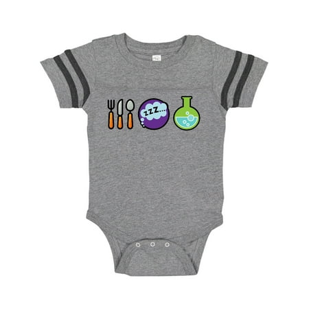 

Inktastic Eat Sleep Science Chemistry Gift Baby Boy or Baby Girl Bodysuit