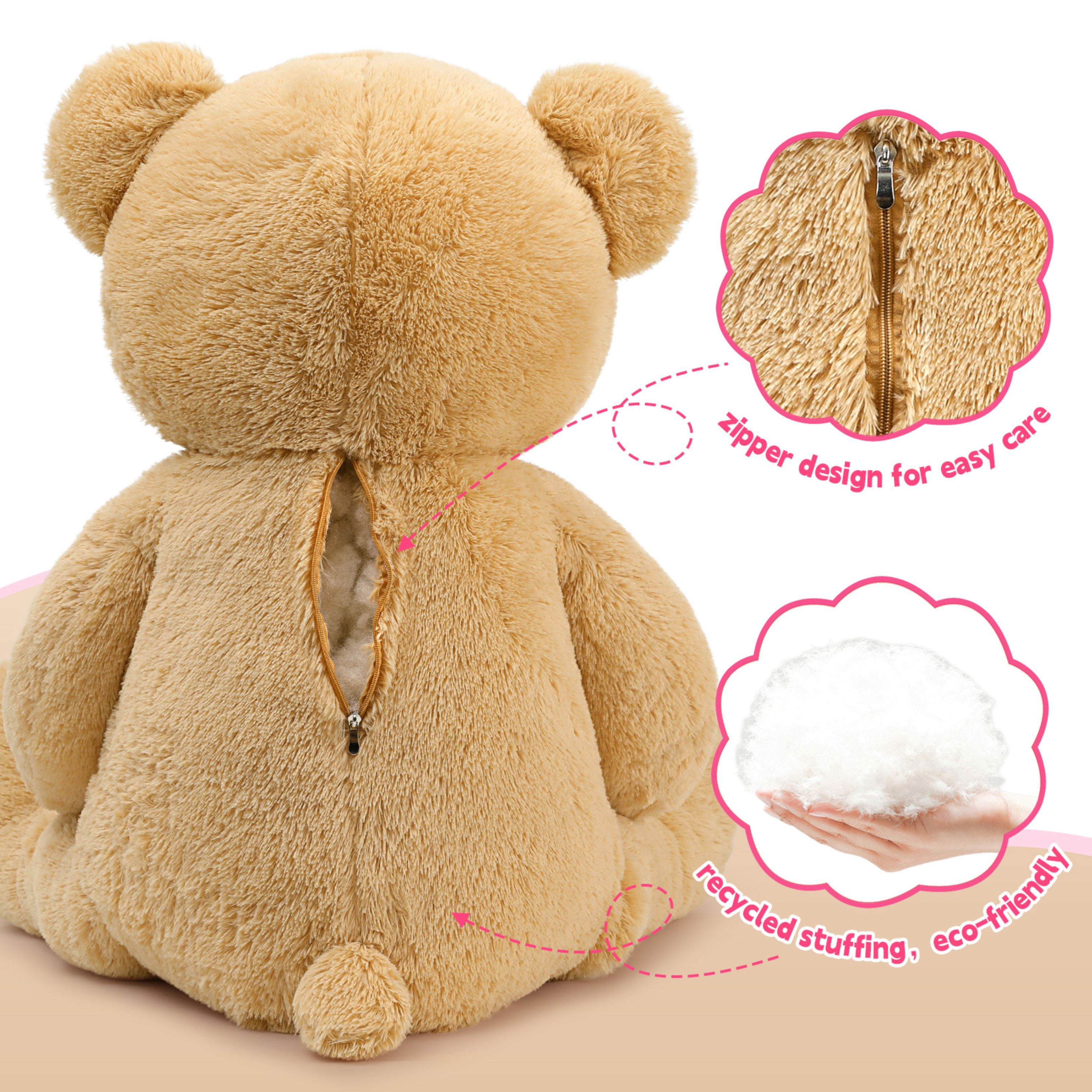 Muiteiur Giant Teddy Bear 36'' Giant Stuffed Animal Big Bear Plush Toy