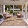 thumbnail image 3 of Safavieh Courtyard Connie Floral Indoor/Outdoor Area Rug, Natural/Brown, 8' x 11', 3 of 8