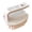 White, variant on 1 Pc Vegetable Brush Fruit and Vegetable Cleaning Brush with Non Slip Comfortable Grip Vegetable Scrubber Brush Vegetable Cleaner Brush for Fruits,Potatoes,Carrots & More, 3.15"x2.76"x2.56", Green