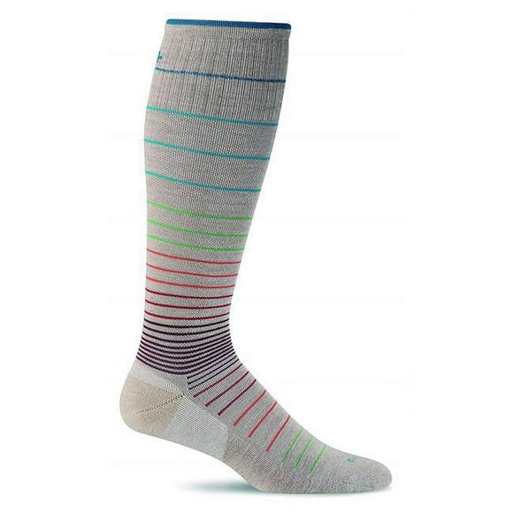 Sockwell SW1W-040-BARLEY-S-M Womens Circulator Graduated Compression Socks - Small & Medium - Barley