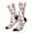 2 Black-2, variant on Elephant Print Adult Socks for Men & Women,Calf Socks, Ankle Socks,Boots Socks,Breathable Casual Sock,Unisex Crew Socks