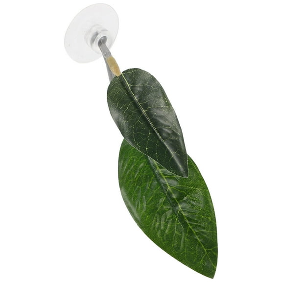 Clispeed Aquarium Decor Green Betta Leaf Hammock for Fish Resting and Spawning Use