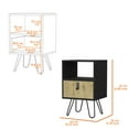 thumbnail image 3 of Bedroom Nightstand With Fashion - Drawer And Open Shelf Detail Contemporary Supply, 3 of 4