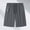 F-90Grey, variant on ZHOGXU Kids Boys Sports Shorts Drawstring Elastic Waist Solid Color Breathable Lightweight Shorts With Pockets For Everyday Wear,Black,7-8 Years