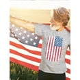 thumbnail image 5 of Men's Patriotic Shirt - Distressed USA Flag Tshirt - America T-Shirt - Cotton Blend Fabric - Crew Neck and Short Sleeve Design - 4th of July Clothing - Independence Day Shirt - Large Grey, 5 of 8