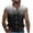 Black, variant on Mens Denim Vest Tank Top, Sleeveless, Button - Down for Summer Casual Outings & Backyard BBQs