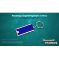 thumbnail image 2 of 10 Flashlight Keychains Pack - Rectangle, Plastic - Blue, 2 of 5