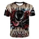 thumbnail image 1 of Marvel 2022 New Boys Summer Venom 2 Camiseta con estampado 3D Cuello redondo Camiseta de manga corta Casual Loose Hip Hop Niños Camisetas divertidas Tops8T zhangyuxiang CONDUJO, 1 of 2