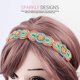 thumbnail image 5 of 6 diademas elásticas con cuentas de diamantes de imitación para mujer, diademas vintage hechas a mano de 20 a 26,8 pulgadas, 5 of 5