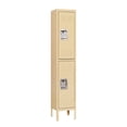 thumbnail image 2 of MIIIKO Metal Locker, Metal Lockers for Employees with Lock, Storage Locker with Lock, Storage Locker Cabinet for Home, Tall Steel Storage Locker for Gym, School, Office, 2 of 3