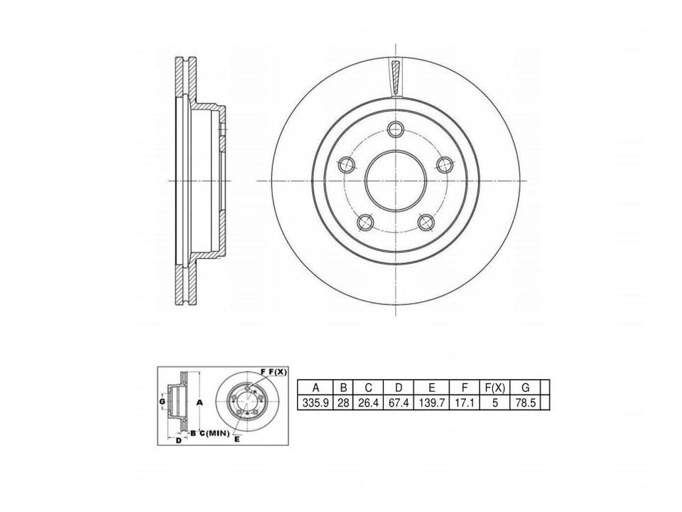 Ultra High Carbon 700 Brake Kits, Front UHCK7160, Ram 1500 2018-2011