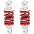 thumbnail image 1 of HUGFEGWE Shock Absorber, 100mm Rear Spring Assisted Shocks Absorbers, 2Pcs Adjustable Motorcycle Rear Suspension Damper, Universal for Motorcycle ATV Scooter Off Road Vehicle, Aluminum U2537-25447, 1 of 9