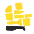 thumbnail image 4 of 2024 9Pcs Silicone Glass Sealant Remover Scraper Hand Operated for Door Caulk Tool Kit, 4 of 5