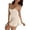 W10-White, variant on Ladies Pajamas O Neck Solid Color Homewear Sleeveless Nightdress For Relaxing Nights One Size Red