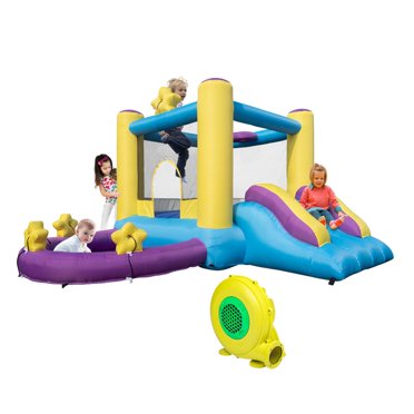 blast zone little bopper inflatable bounce house with blower