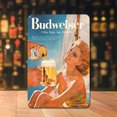 thumbnail image 2 of Placa Metal Vintage Budweiser Girl Pintura Hierro Rectangular Pared 20x30cm, 2 of 9