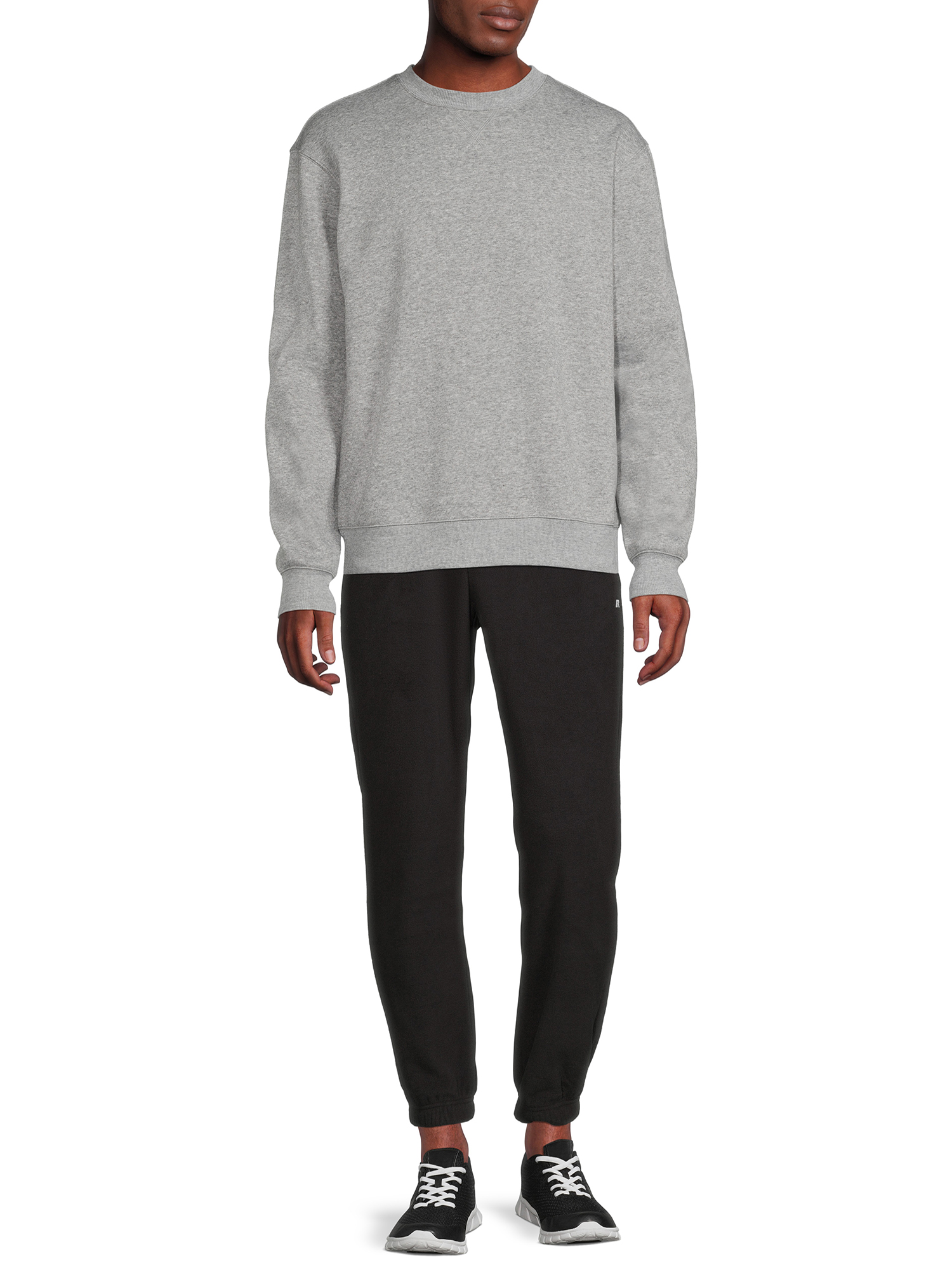 Russell Men's and Big Men's Fleece Crewneck Sweatshirt, Sizes up to 3XL