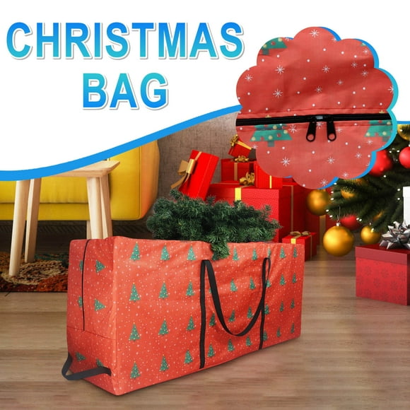 LSLJS Malles de Rangement et Sac, Housse de Sac de Rangement pour Arbre de Noël Grande Capacité Couette Vêtements Entrepôt Sacs de Rangement Organiser Outils, Décorations de Noël