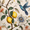 Lemon Hummingbird, variant on Gocvo Multiple Pockets Corduroy Bag, Large Tote Bag for Women, Ladies Bag Casual Hobo Handbags(White Black Dots)