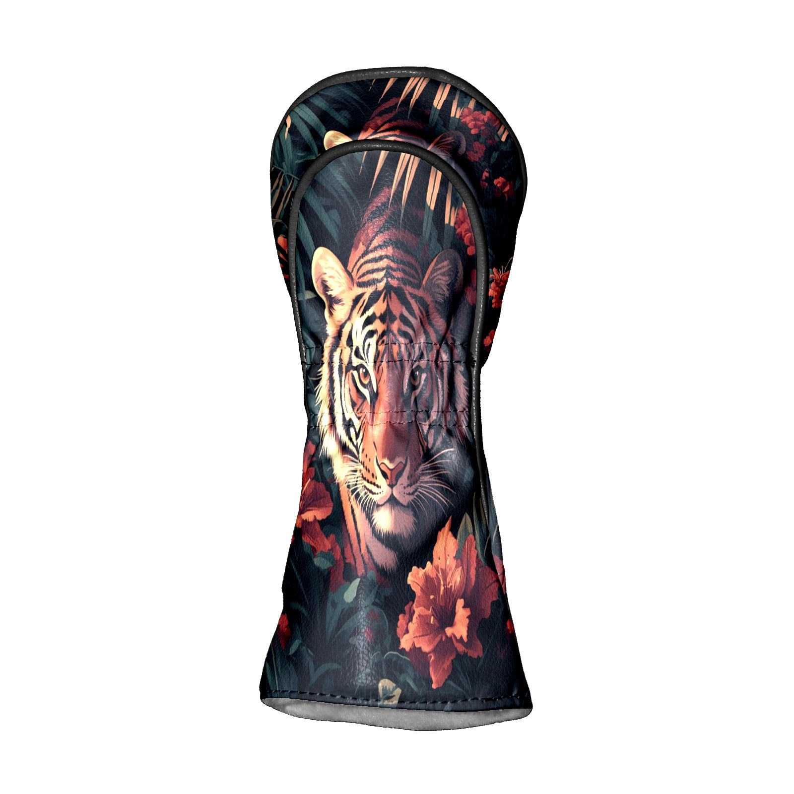 Golf Club Covers PU Leather Waterproof Head Covers for Fairway Woods Hybrids Animal Unisex Fits Most Brands