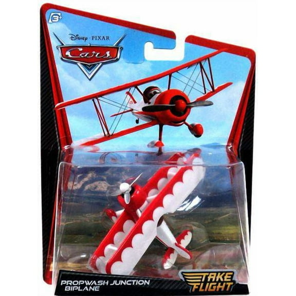 Disney Cars Take Flight Propwash Junction Biplane Diecast Car