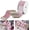 Pink, variant on Pink Velvet Wired Ribbon with Glitter Back 2.5 Inch Pink and Gold Christmas Ribbon Wired Ribbon for Christmas Tree, Gift Wrapping, Mantel, Wreaths Supplies, Topper Bows (10 Yards)
