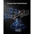 thumbnail image 5 of ULTIMEA Mini barra de sonido de 2.1 canales para TV, subwoofer incorporado, control de aplicaciones, potencia máxima 120 W, barra de sonido de PC todo en uno para juegos, altavoces de barra de sonido, 5 of 5