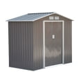 thumbnail image 4 of Outsunny Outdoor Metal Garden Storage Shed, 4 of 7