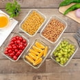 thumbnail image 5 of Recipientes de vidrio para almacenamiento de alimentos UMEIED, paquete de 10, a prueba de fugas, 5 of 5