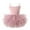 Dark Pink-Sleeveless, variant on Sleeveless/Long Sleeve Toddler Girls Tutu Ballet Leotards Shiny Sparkle Tulle Dress Dance Ballerina Outfits Party Costume for Kids Little Girl 2-9 Years