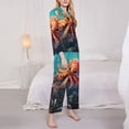 thumbnail image 3 of Sikiie Underwater Plant Octopus Women's Long-Sleeve Shirt and Full-Length Bottom Pajama Set (s-xxl)-X-Large, 3 of 7