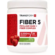 Fiber 5 Psyllium Husk and Fiber Complex (Apple Flavor) (28 Servings)