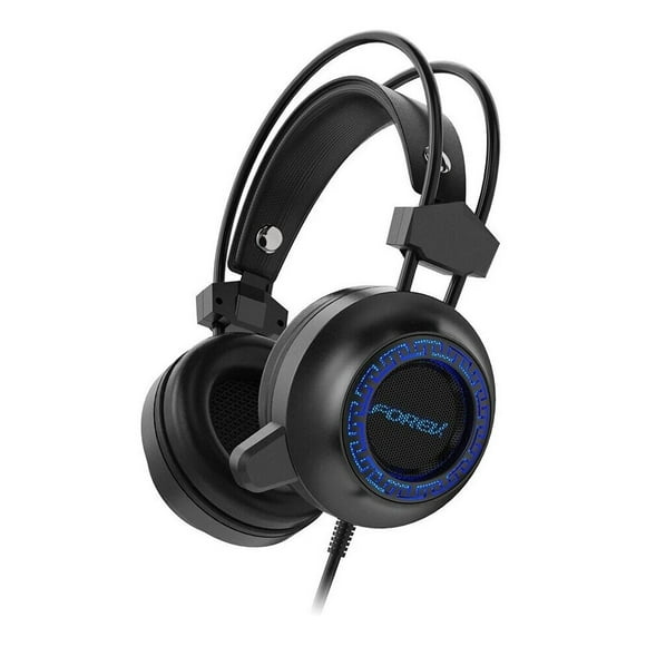 Audífonos Gamer Forev G93 Negro Con Luz Rgb Led Usb