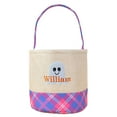 thumbnail image 2 of AKEGAMN Clearance! Halloween Handbag Basket Canvas Bucket Halloween Decorative Hand Held Cloth Basket Large Capacity Storage Candy Basket The material its durability and sturdiness, allowing for lon, 2 of 9